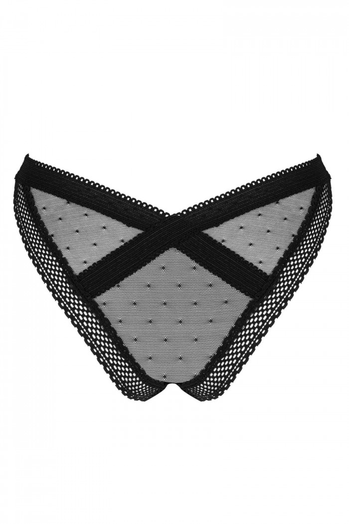 Трусики-бікіні напівпрозорі Obsessive Estiqua — Купити в Dorin.shop | Ціна, Фото