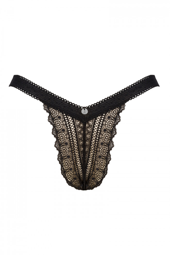 Трусики-бікіні напівпрозорі Obsessive Estiqua — Купити в Dorin.shop | Ціна, Фото