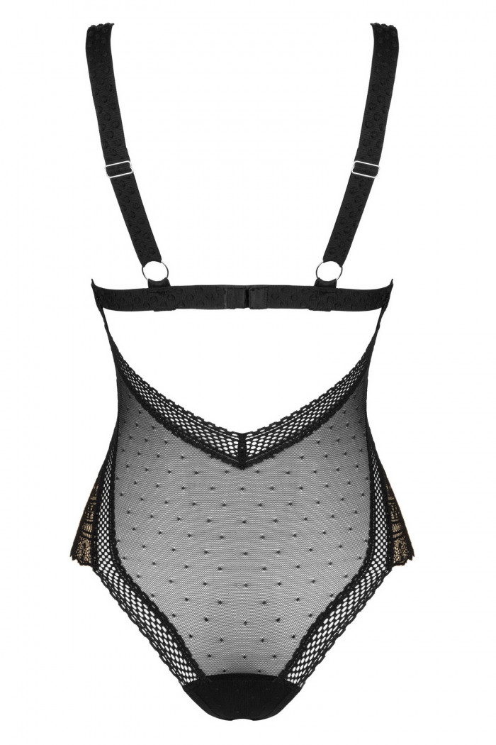 Боди полупрозрачное Obsessive Estiqua  — Заказать онлайн с доставкой