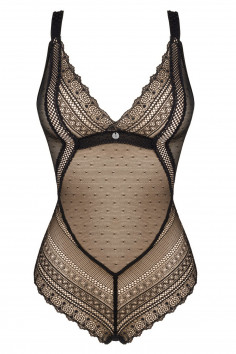 Боді напівпрозоре Obsessive Estiqua — Купити в Dorin.shop | Ціна, Фото 2