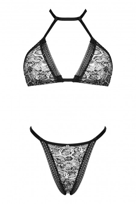 Комплект з анімалістичним принтом Obsessive Xenita set — Купити в Dorin.shop | Ціна, Фото