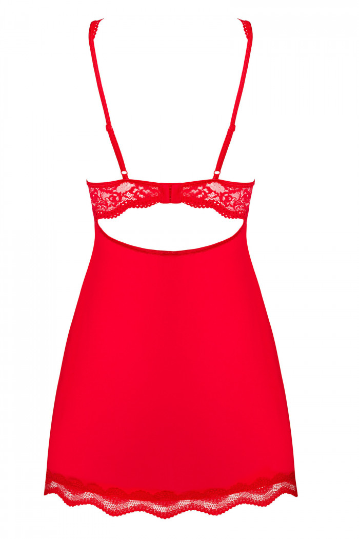 Комбинация с трусиками Obsessive Luvae babydoll  — Заказать онлайн с доставкой