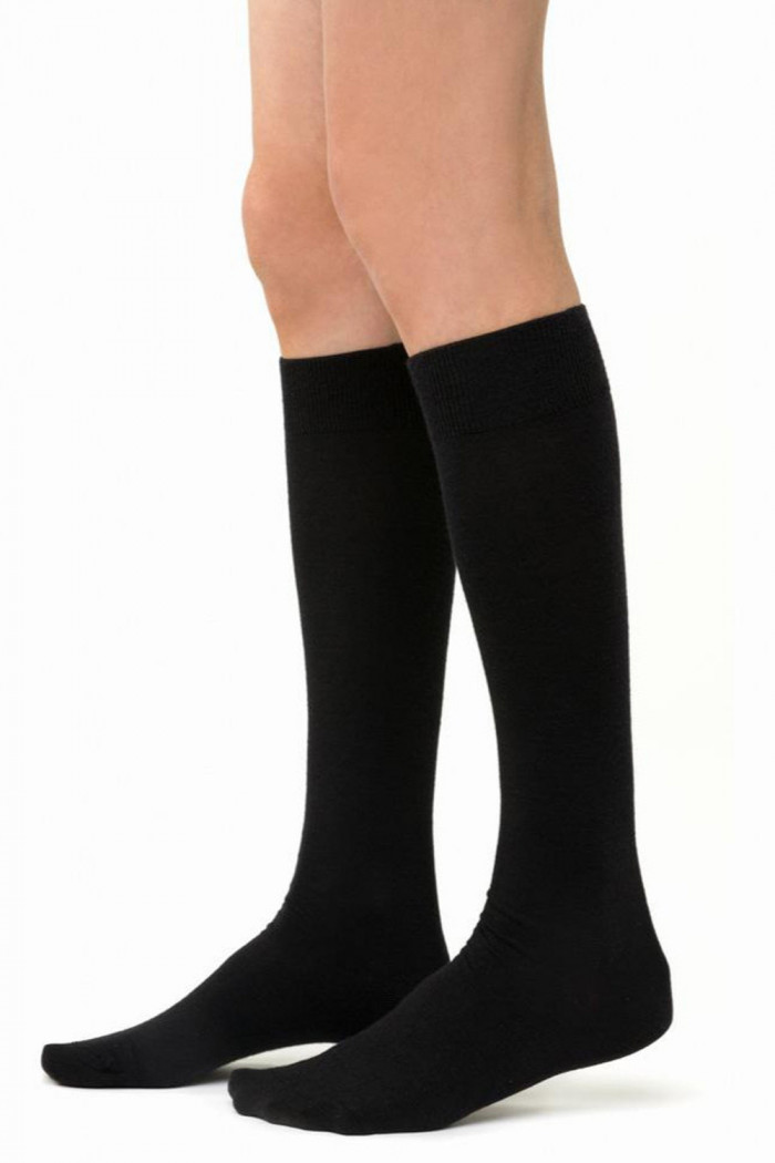 Высокие гольфы из шерсти мериноса STEVEN 130 Merino Wool  — Заказать онлайн с доставкой