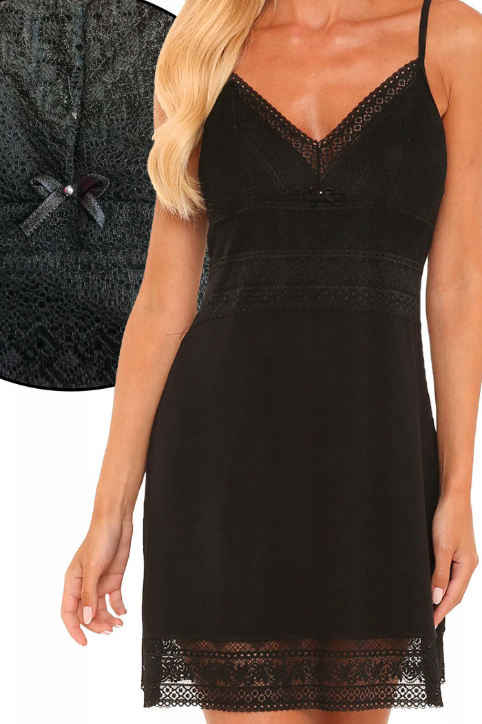 Комбінація жіноча трикотажна DE LAFENSE 608 PRISCILA — Купити в Dorin.shop | Ціна, Фото