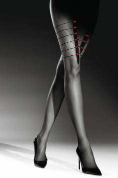 Колготки з візерунком Knittex CRIME STORY 20 — Купити в Dorin.shop | Ціна, Фото 2