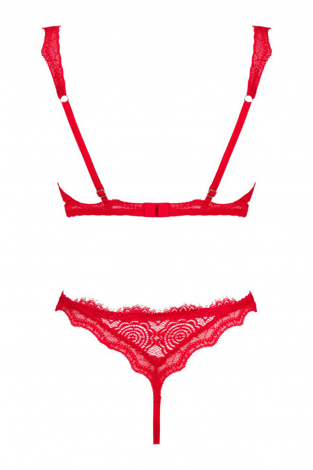 Комплект белья открытый Obsessive Bergamore set  — Заказать онлайн с доставкой