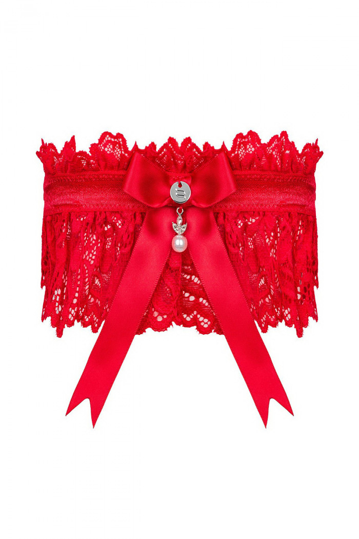 Подвязка на ногу с бантиком Obsessive Amor Cherris  — Заказать онлайн с доставкой