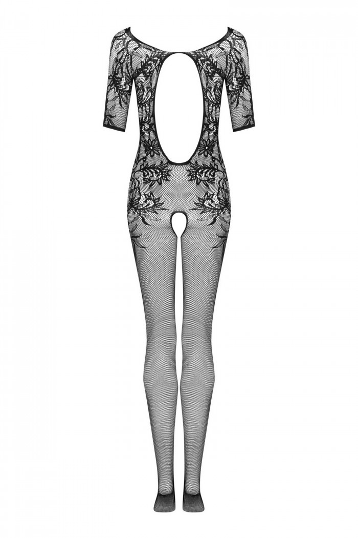 Комбинезон-сетка с вырезом Obsessive F238  — Заказать онлайн с доставкой