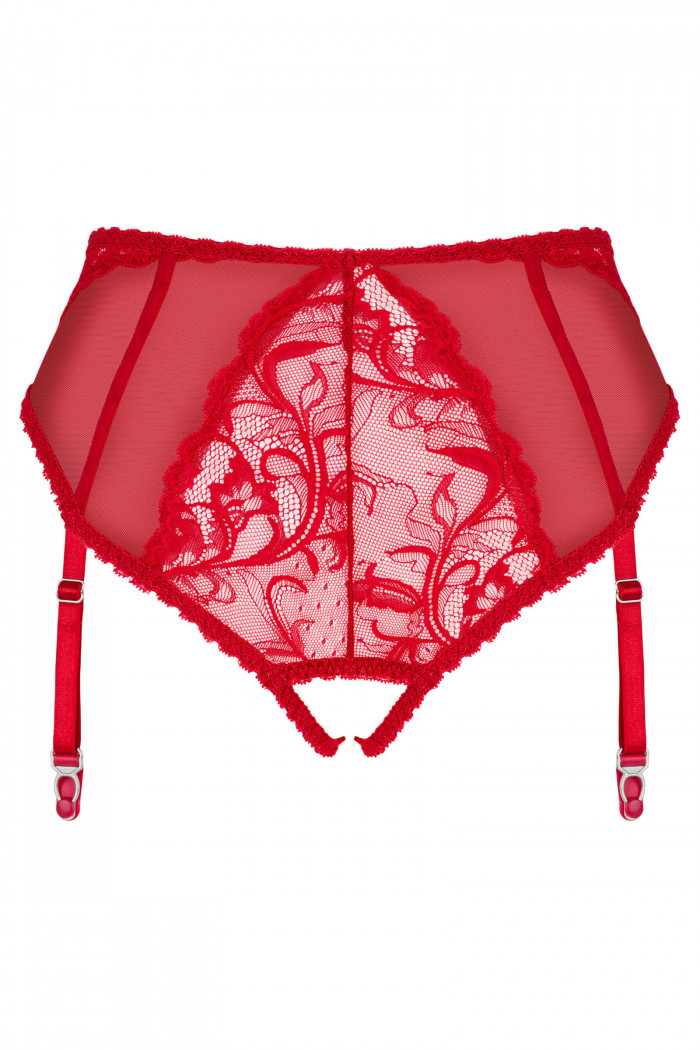 Трусики открытые с пажами для чулок Obsessive Dagmarie  — Заказать онлайн с доставкой
