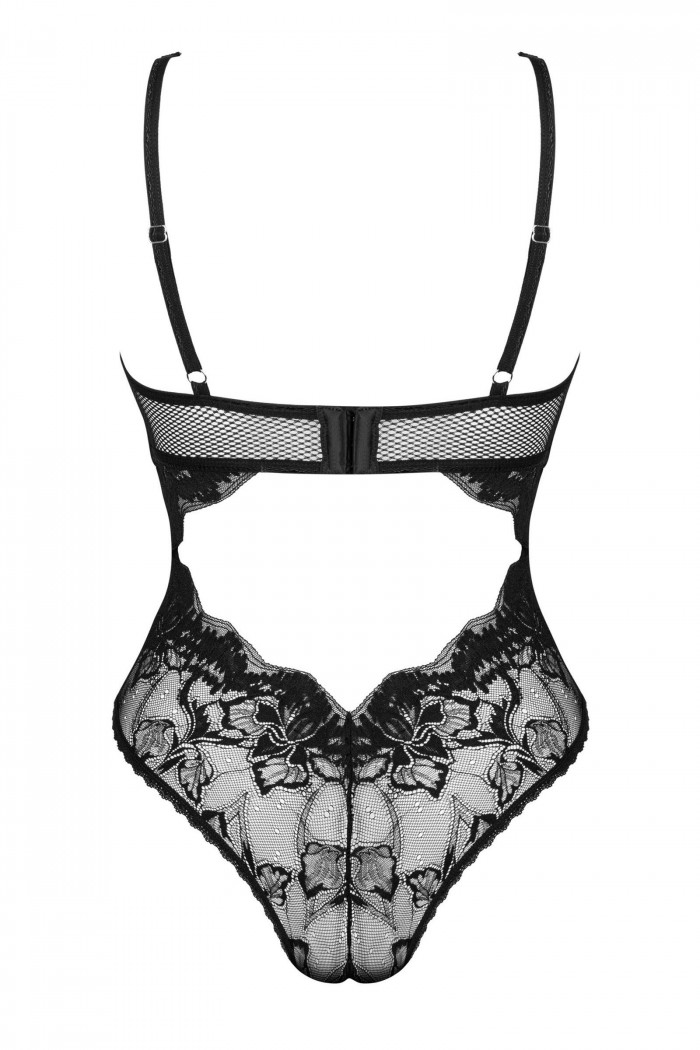 Боді напівпрозоре мереживне Obsessive Olvidia — Купити в Dorin.shop | Ціна, Фото