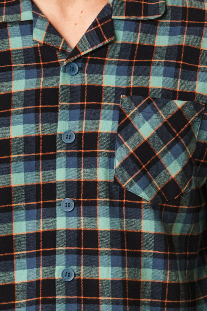 Комплект мужской фланелевый в клетку Key MNS 431 B22  — Заказать онлайн с доставкой