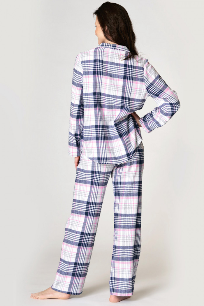 Піжама жіноча фланелева в клітку Key LNS 445 B22 — Купити в Dorin.shop | Ціна, Фото