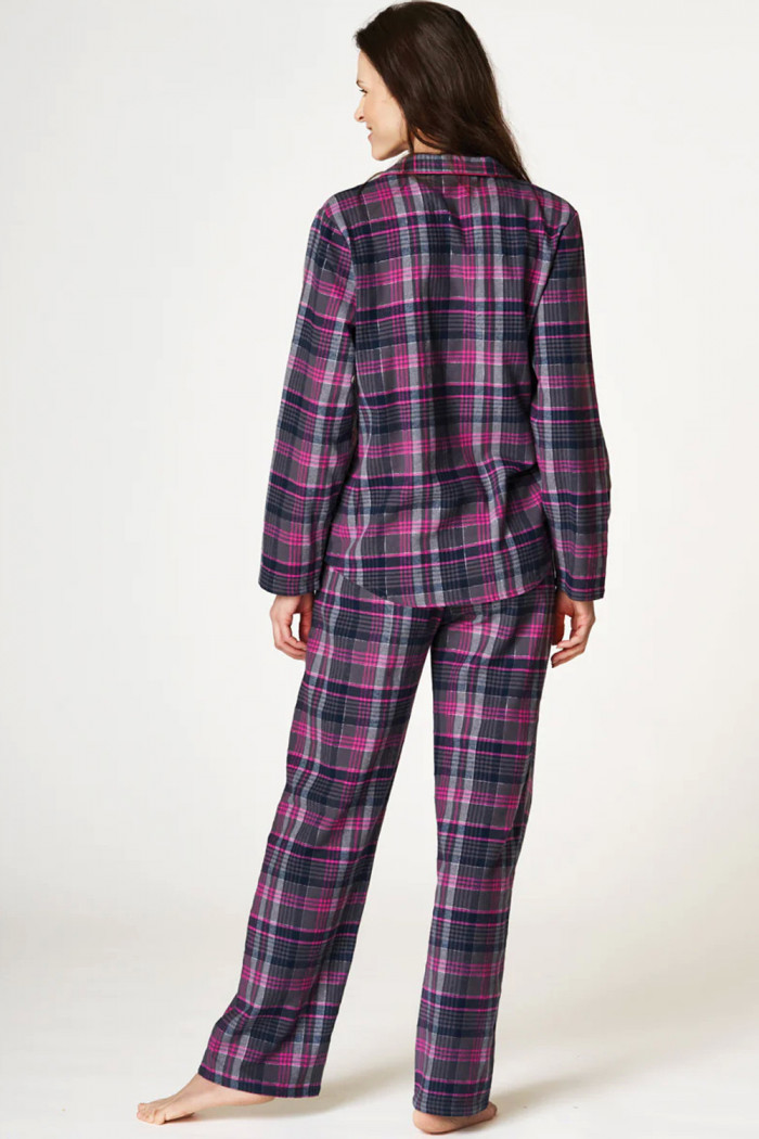 Піжама жіноча фланелева в клітку Key LNS 440 B22 — Купити в Dorin.shop | Ціна, Фото