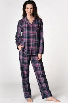 Піжама жіноча фланелева в клітку Key LNS 440 B22 — Купити в Dorin.shop | Ціна, Фото
