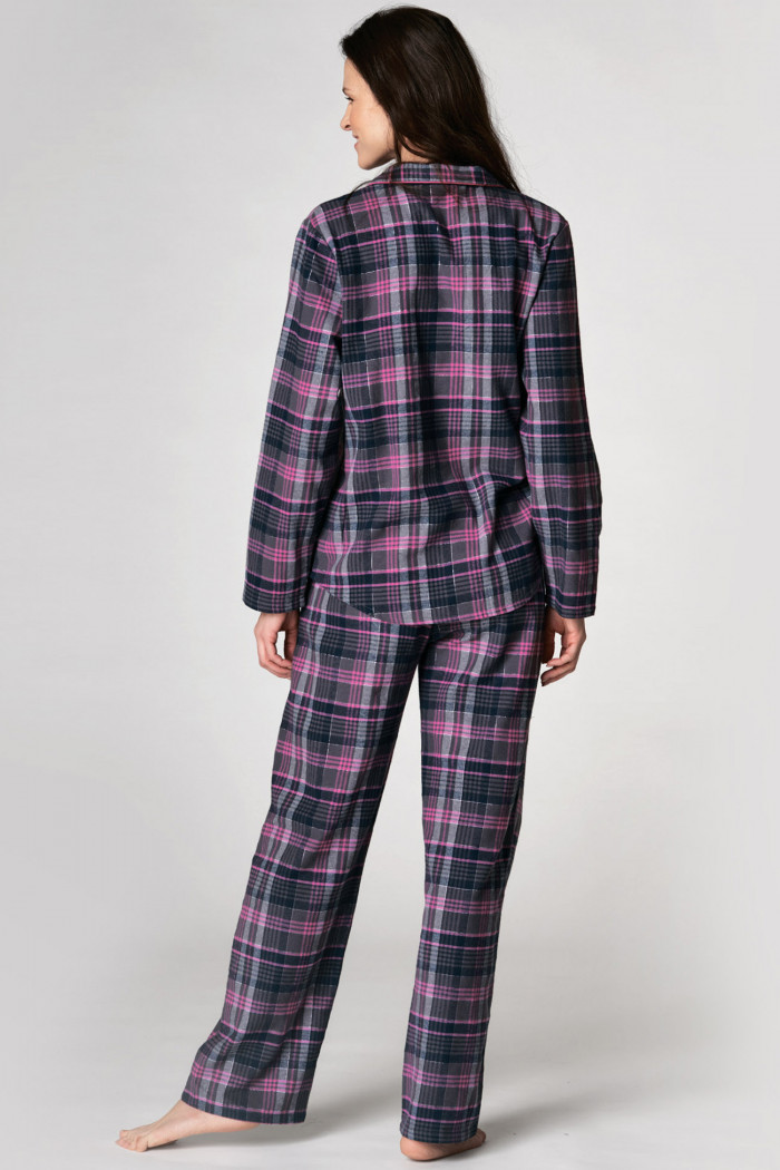 Піжама жіноча фланелева в клітку Key LNS 440 B22 — Купити в Dorin.shop | Ціна, Фото