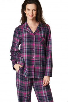 Піжама жіноча фланелева в клітку Key LNS 440 B22 — Купити в Dorin.shop | Ціна, Фото 2