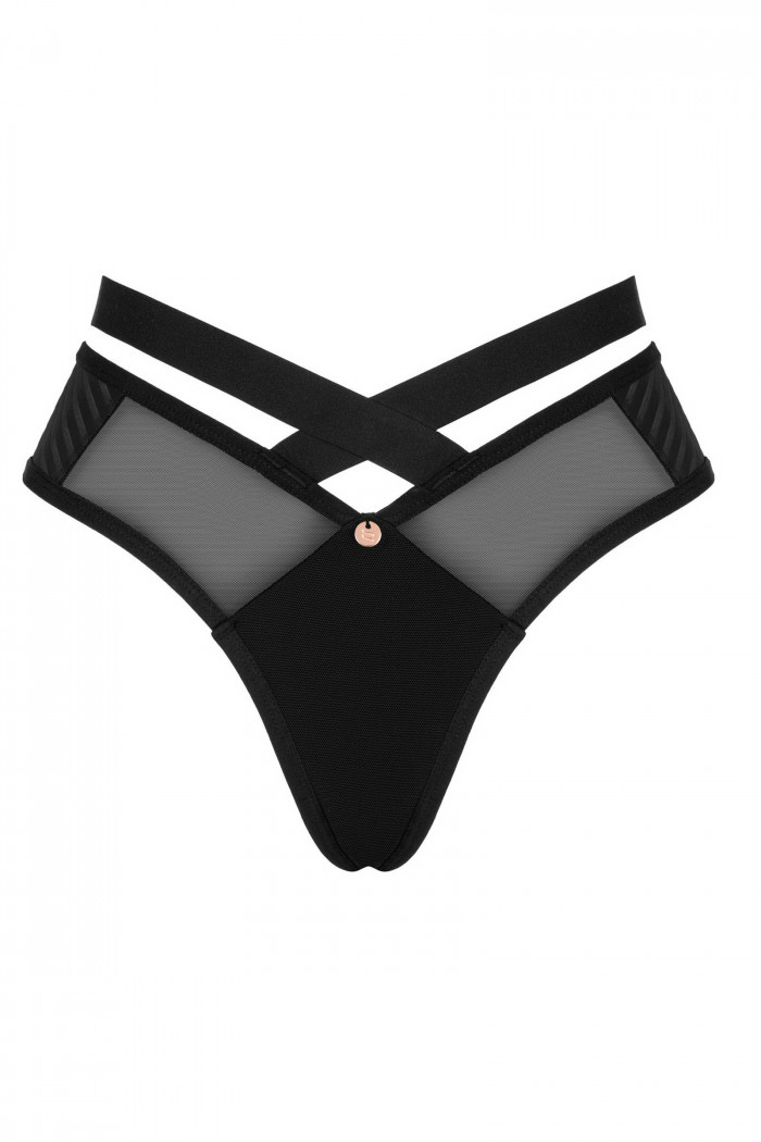 Трусики-бразиліана з вирізами Obsessive Brasica — Купити в Dorin.shop | Ціна, Фото