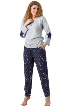Піжама жіноча зі штанами LEVEZA 1094 Salma — Купити в Dorin.shop | Ціна, Фото