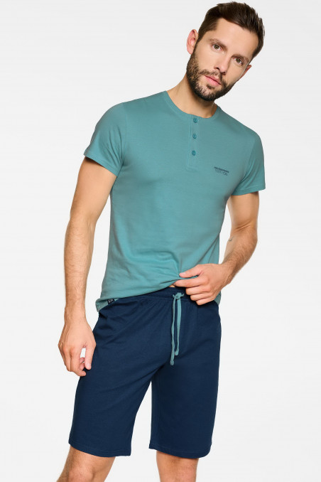 Мужской комплект-пижама с шортами Henderson 39744 Pace 06x  — Заказать онлайн с доставкой