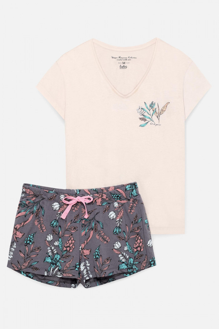 Жіноча піжама з шортами HENDERSON 39610 NORY — Купити в Dorin.shop | Ціна, Фото