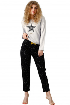 Піжама жіноча зі штанами LEVEZA 1090 Gabi — Купити в Dorin.shop | Ціна, Фото 2