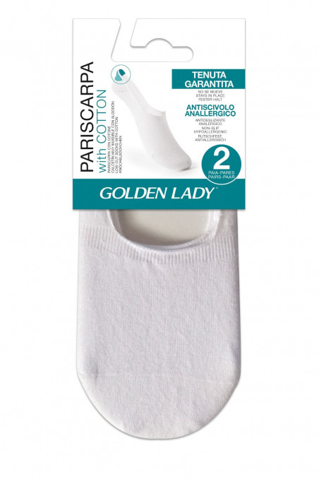 Следы бесшовные хлопковые GOLDEN LADY Pariscarpa invisible with cotton (2пары)  — Заказать онлайн с доставкой