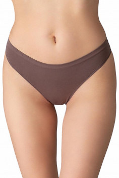 Безшовні трусики-бразіліана Giulia Brasilian briefs DEEP TAUPE • Dorin.shop