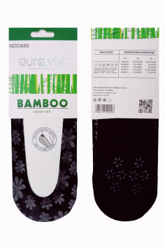 Сліди жіночі на силіконі з ABS Aura.Via NDD886 BAMBOO (2 пари) — Купити в Dorin.shop | Ціна, Фото