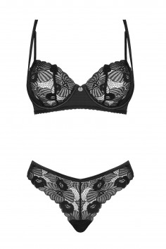 Комплект белья кружевной Obsessive Serena Love set  — Заказать онлайн с доставкой 2
