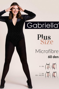 Колготки большого размера Gabriella Microfibre 60 Plus Size  — Заказать онлайн с доставкой