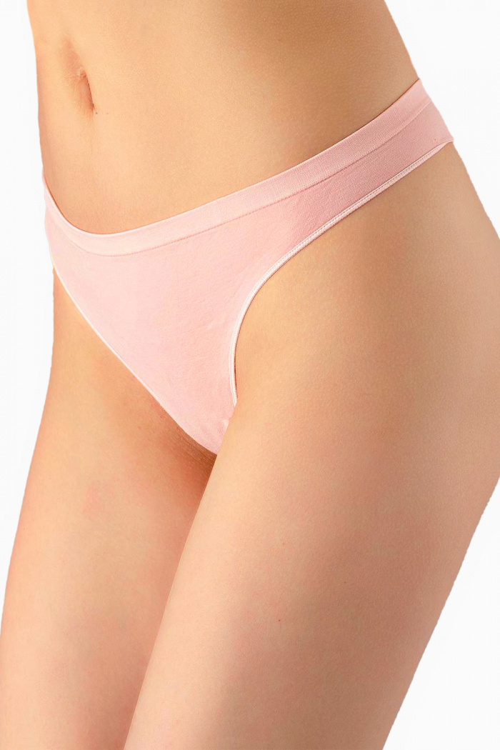 Трусики-стрінг безшовні Dorin String Basic Strawberry Cream • Dorin.shop