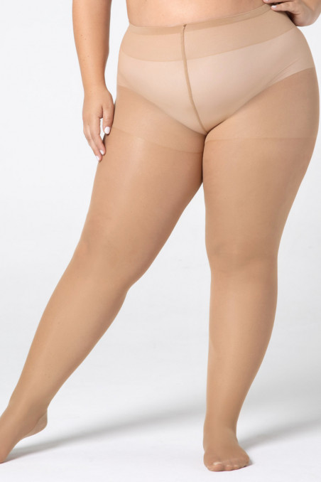 Колготки большого размера с уплотненной стопой Mona Victoria Reinforsed 30d  — Заказать онлайн с доставкой