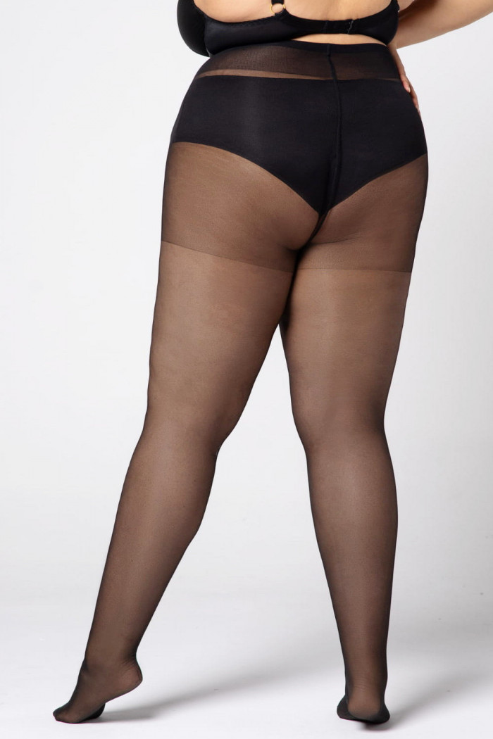 Колготки великого розміру Mona Charlotte 20den — Купити в Dorin.shop | Ціна, Фото