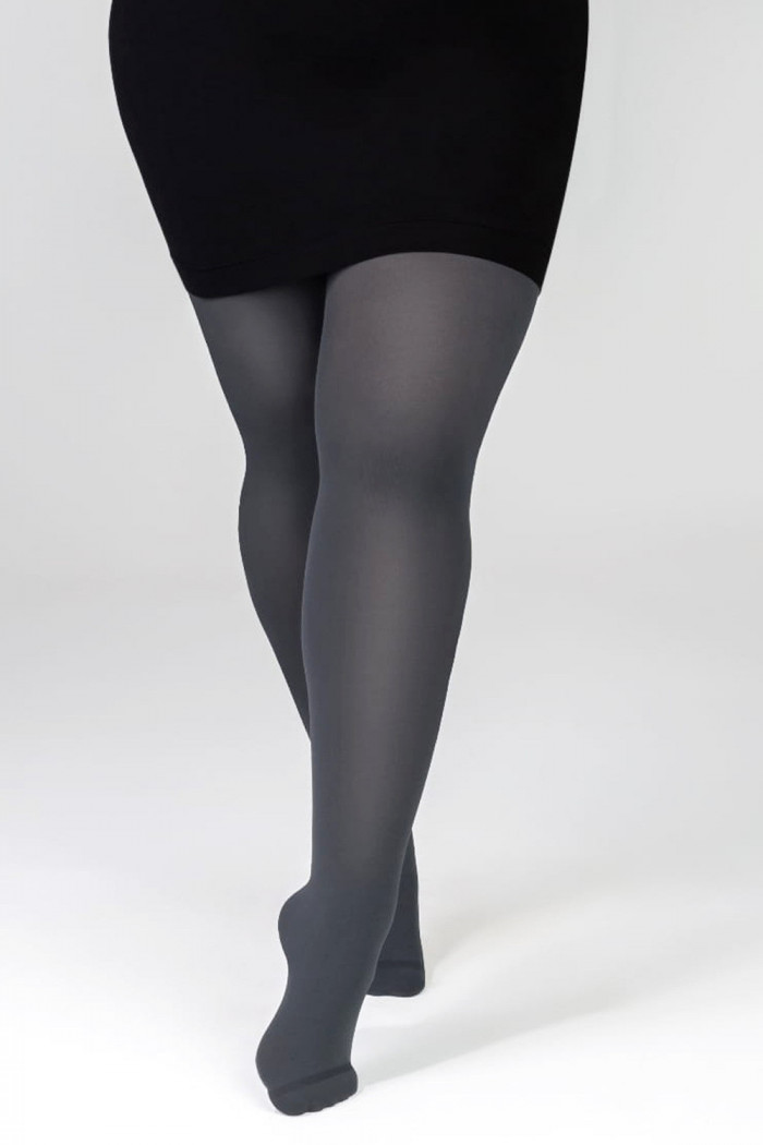 Колготки матовые большого размера Mona Margaret 50 den OBSIDIAN  — Заказать онлайн с доставкой
