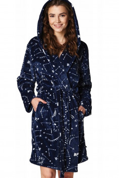 Халат жіночий теплий з капюшоном Key LGD 982 B22 — Купити в Dorin.shop | Ціна, Фото
