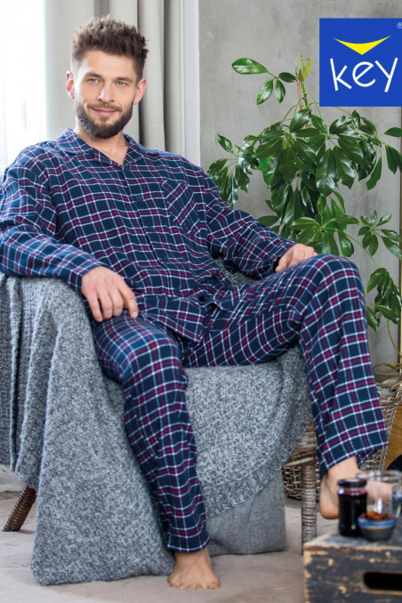 Комплект/піжама чоловічий фланелевий Key MNS 414 B23 — Купити в Dorin.shop | Ціна, Фото