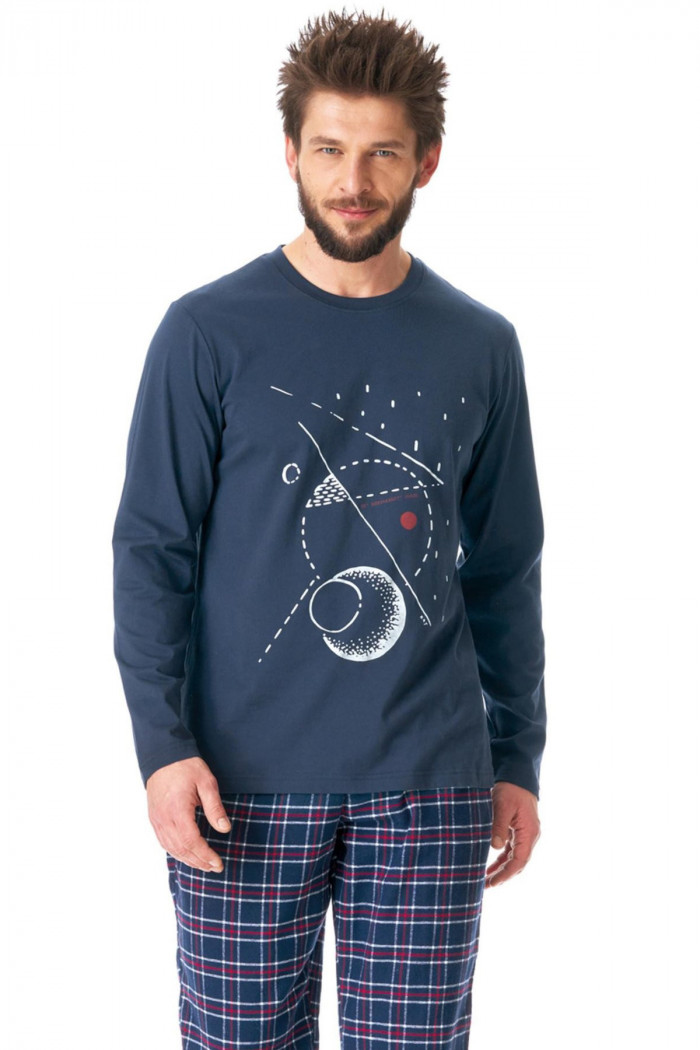 Комплект мужской с фланелевыми штанами Key MNS 616 B23  — Заказать онлайн с доставкой