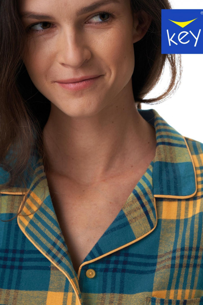 Піжама жіноча фланелева в клітку Key LNS 407 B23 — Купити в Dorin.shop | Ціна, Фото
