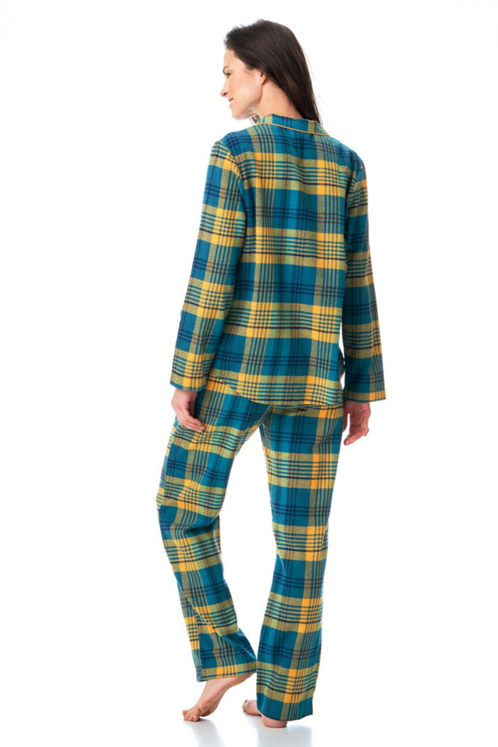 Піжама жіноча фланелева в клітку Key LNS 407 B23 — Купити в Dorin.shop | Ціна, Фото
