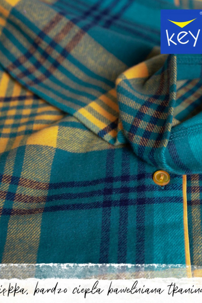 Піжама жіноча фланелева в клітку Key LNS 407 B23 — Купити в Dorin.shop | Ціна, Фото