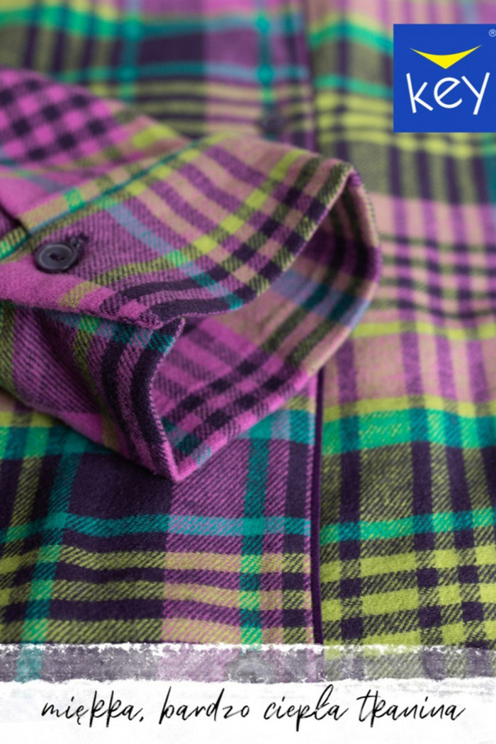 Піжама жіноча фланелева в клітку Key LNS 409 B23 — Купити в Dorin.shop | Ціна, Фото