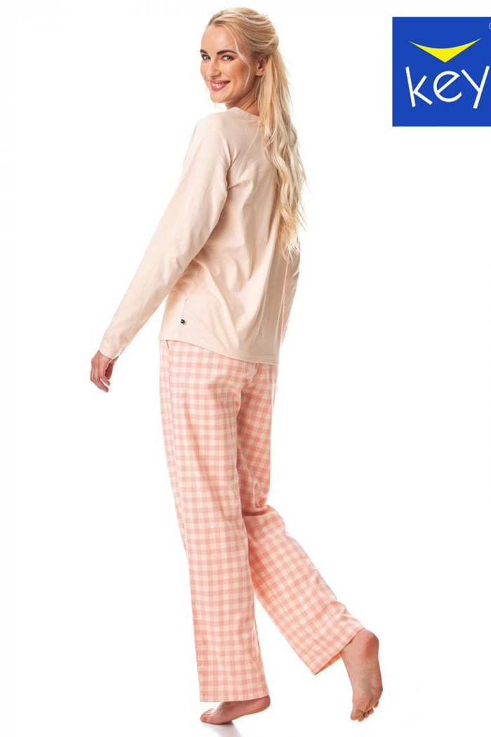 Піжама жіноча зі штанами в клітку Key LNS 447 B23 — Купити в Dorin.shop | Ціна, Фото