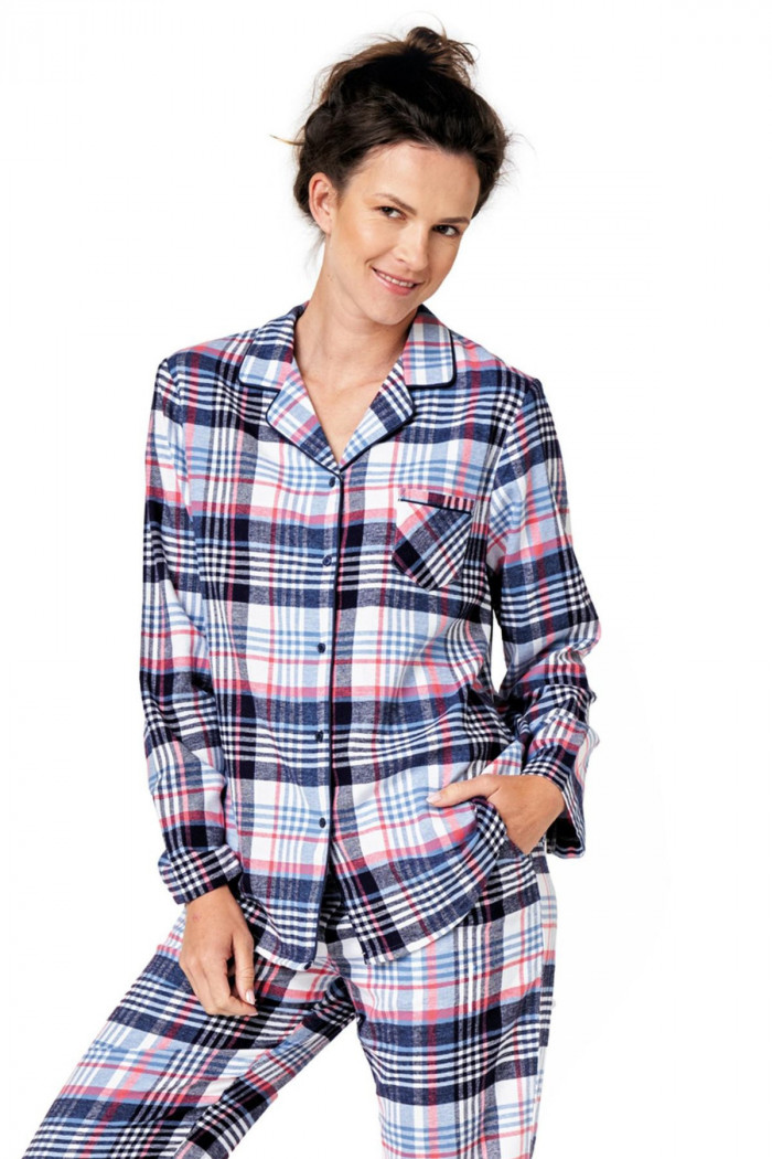 Піжама жіноча фланелева в клітку Key LNS 454 B23 — Купити в Dorin.shop | Ціна, Фото