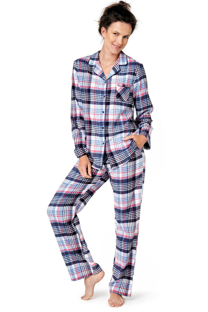 Піжама жіноча фланелева в клітку Key LNS 454 B23 — Купити в Dorin.shop | Ціна, Фото