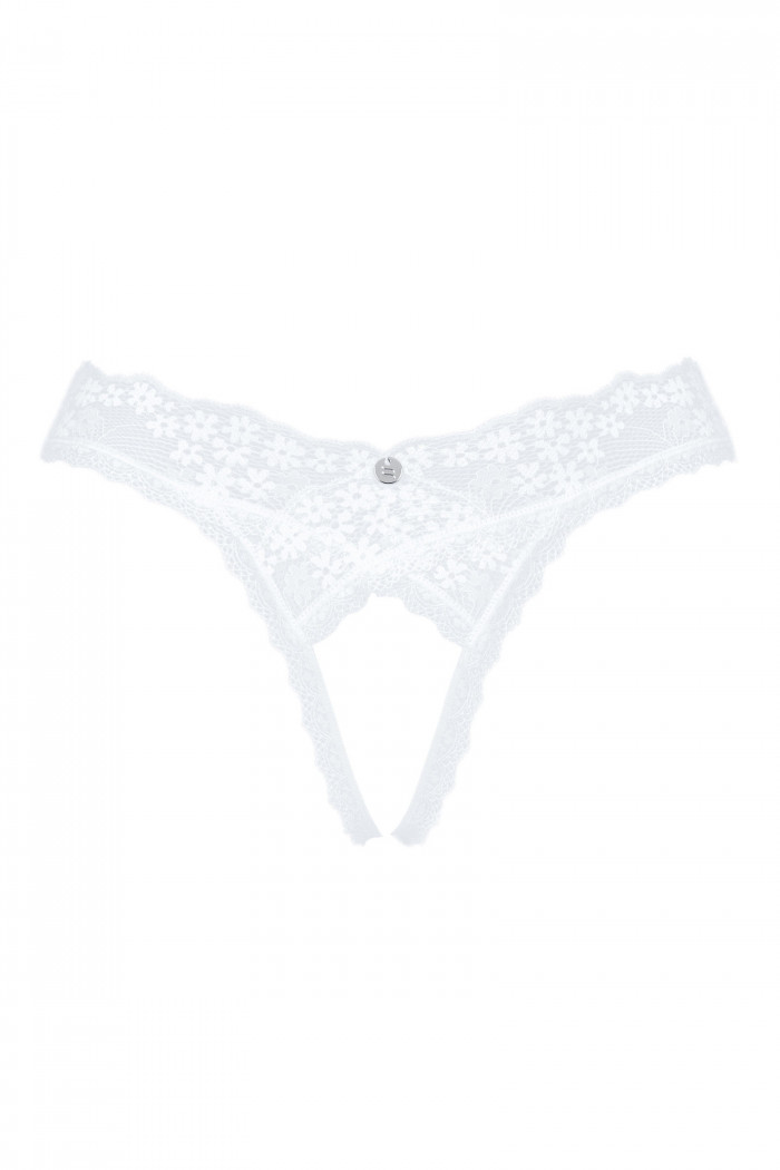 Стринги с интимным вырезом Obsessive Heavenlly otwarte  — Заказать онлайн с доставкой
