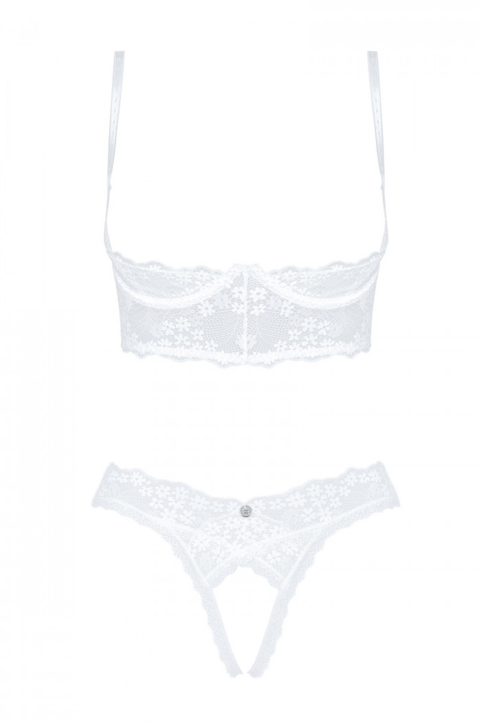 Комплект белья открытый Obsessive Heavenlly set otwarte  — Заказать онлайн с доставкой