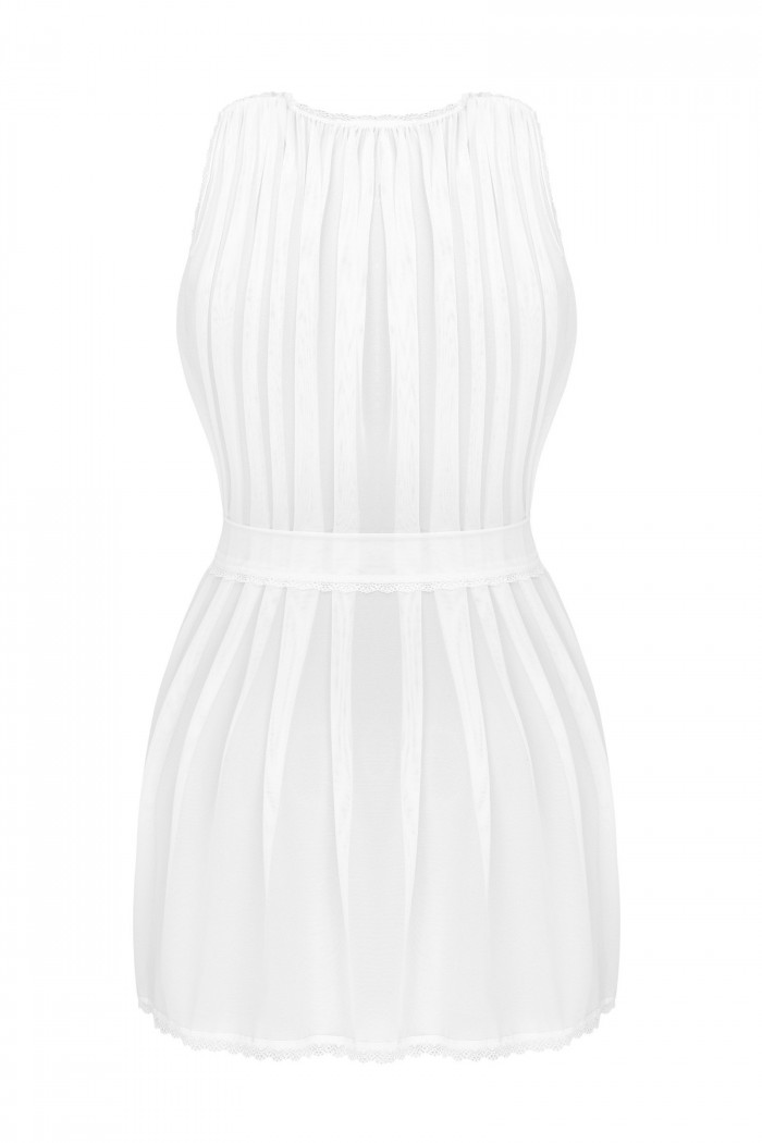 Халатик-пеньюар с кружевом Obsessive Heavenlly peignoir  — Заказать онлайн с доставкой