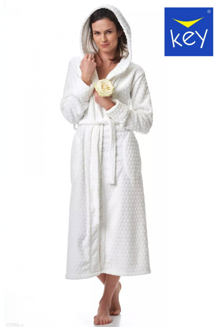 Теплый женский халат с капюшоном Key LGL 179 B23  — Заказать онлайн с доставкой