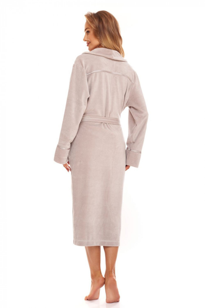 Халат жіночий довгий з бавовни L&L 2304 CLASSIC — Купити в Dorin.shop | Ціна, Фото
