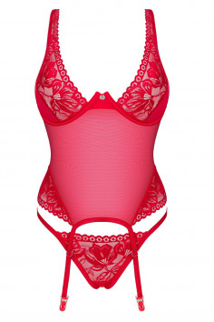 Корсет з трусиками Obsessive Lacelove corset — Купити в Dorin.shop | Ціна, Фото 2